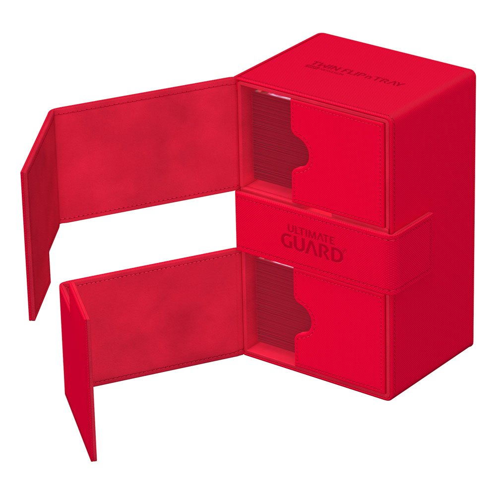 Ultimate Guard Twin Flip`n`Tray 160+ XenoSkin Monocolor Rouge