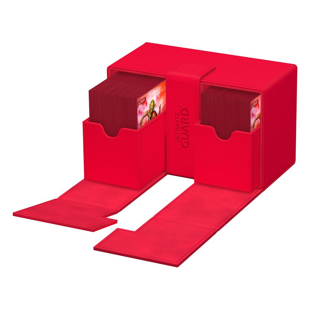 Ultimate Guard Twin Flip`n`Tray 160+ XenoSkin Monocolor Rouge
