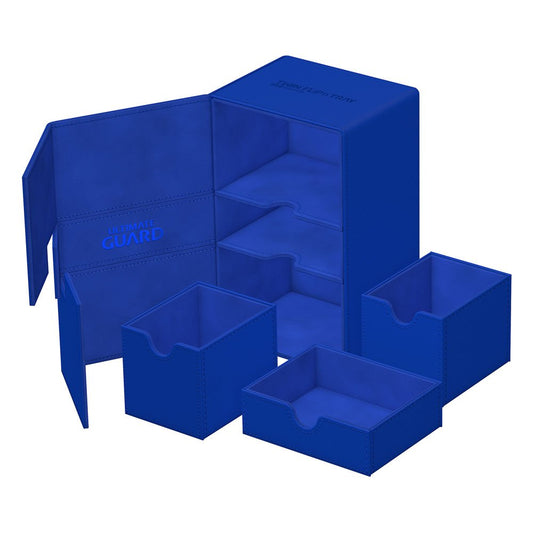 Ultimate Guard Twin Flip`n`Tray 160+ XenoSkin Monocolor Bleu