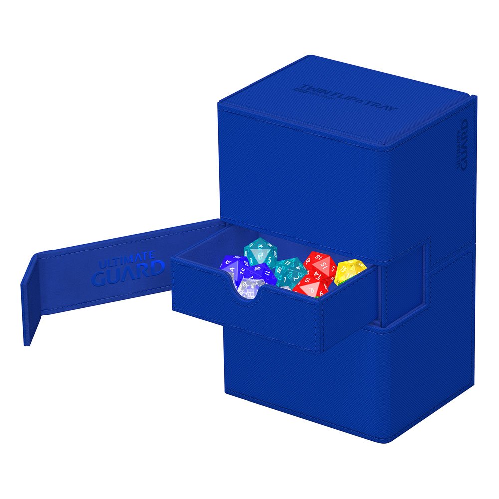 Ultimate Guard Twin Flip`n`Tray 160+ XenoSkin Monocolor Bleu