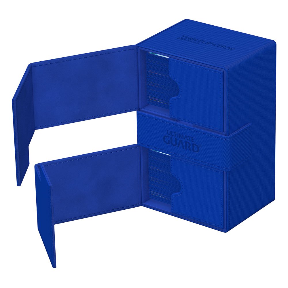 Ultimate Guard Twin Flip`n`Tray 160+ XenoSkin Monocolor Bleu