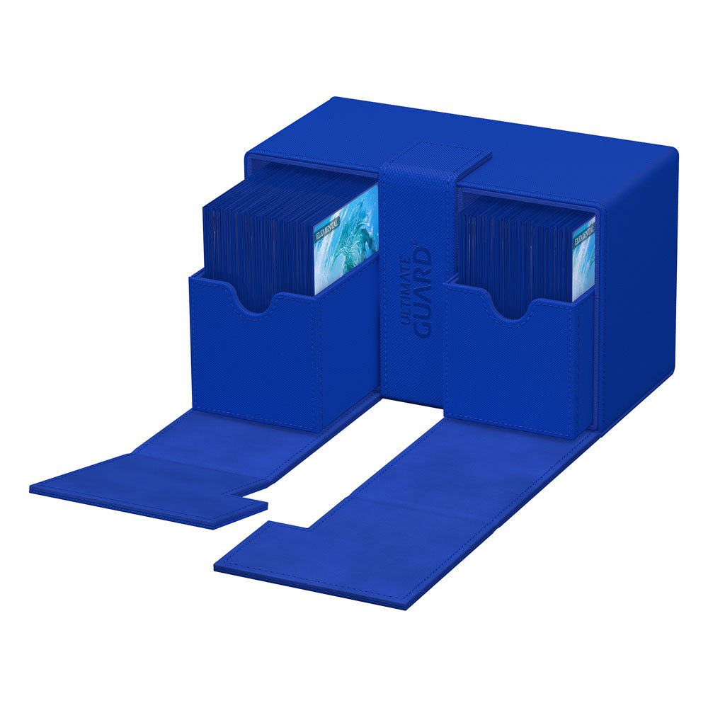 Ultimate Guard Twin Flip`n`Tray 160+ XenoSkin Monocolor Bleu