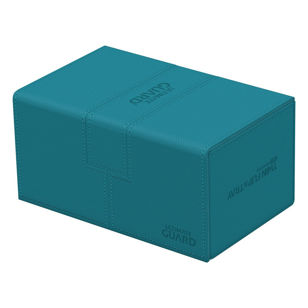 Ultimate Guard Twin Flip`n`Tray 160+ XenoSkin Monocolor Bleu Pétrole