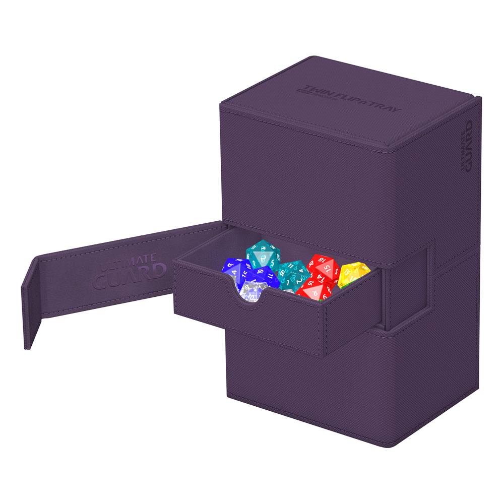 Ultimate Guard Twin Flip`n`Tray 160+ XenoSkin Monocolor Violet