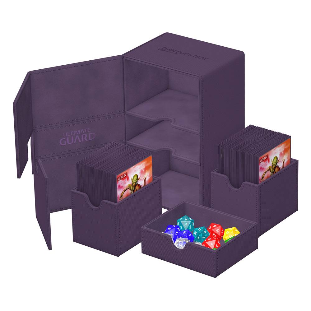 Ultimate Guard Twin Flip`n`Tray 160+ XenoSkin Monocolor Violet