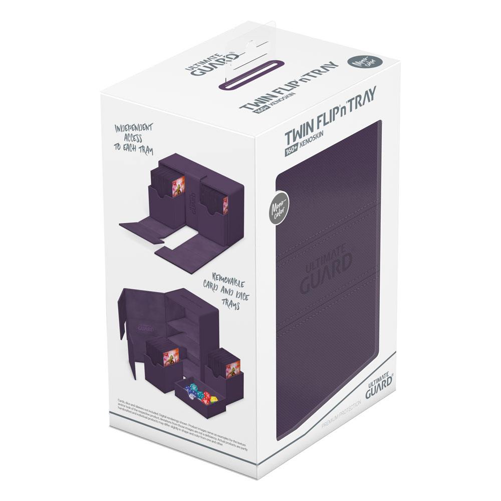 Ultimate Guard Twin Flip`n`Tray 160+ XenoSkin Monocolor Violet