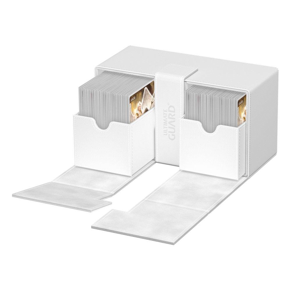 Ultimate Guard Twin Flip`n`Tray 200+ XenoSkin Monocolor Blanc