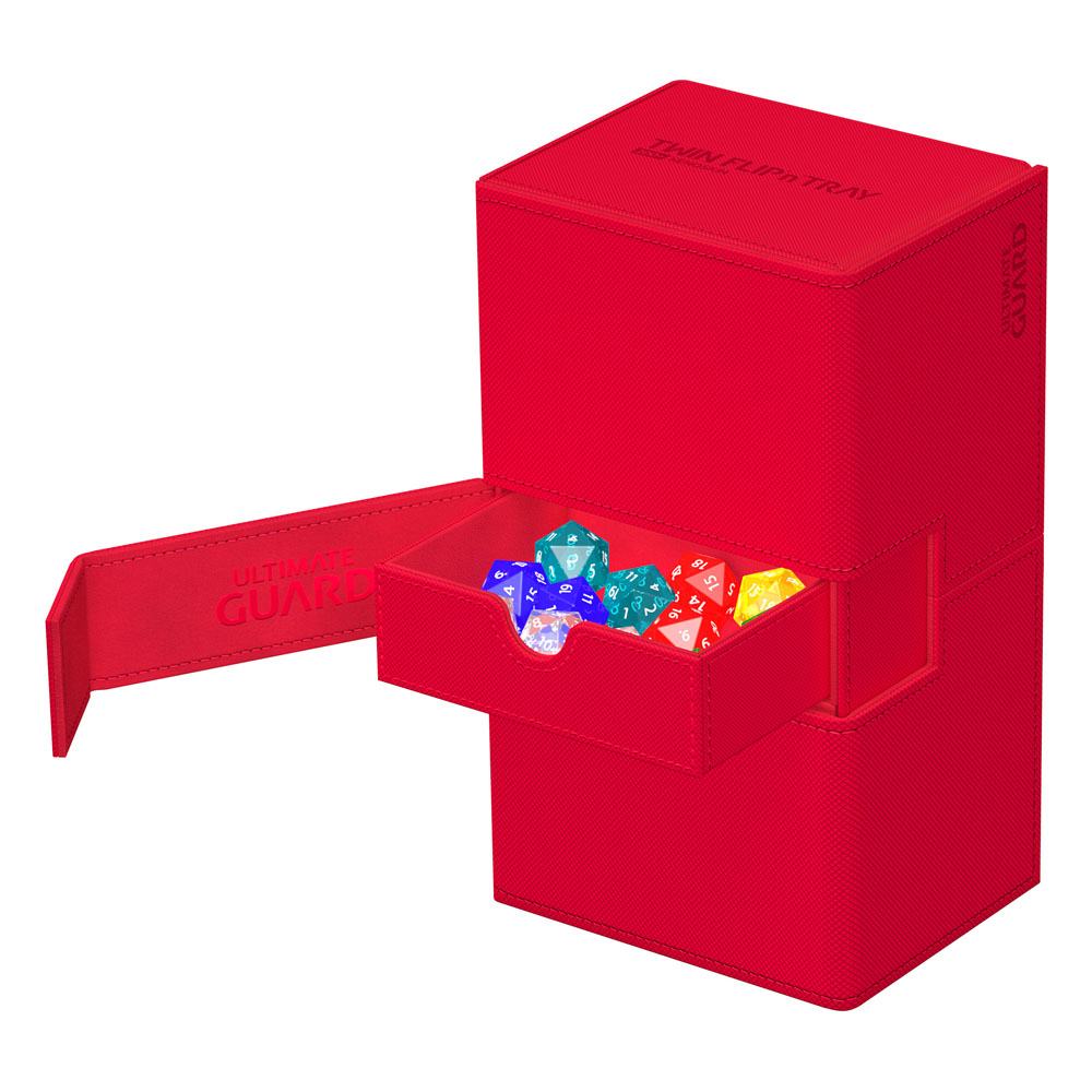 Ultimate Guard Twin Flip`n`Tray 200+ XenoSkin Monocolor Rouge