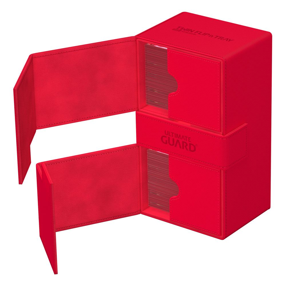 Ultimate Guard Twin Flip`n`Tray 200+ XenoSkin Monocolor Rouge