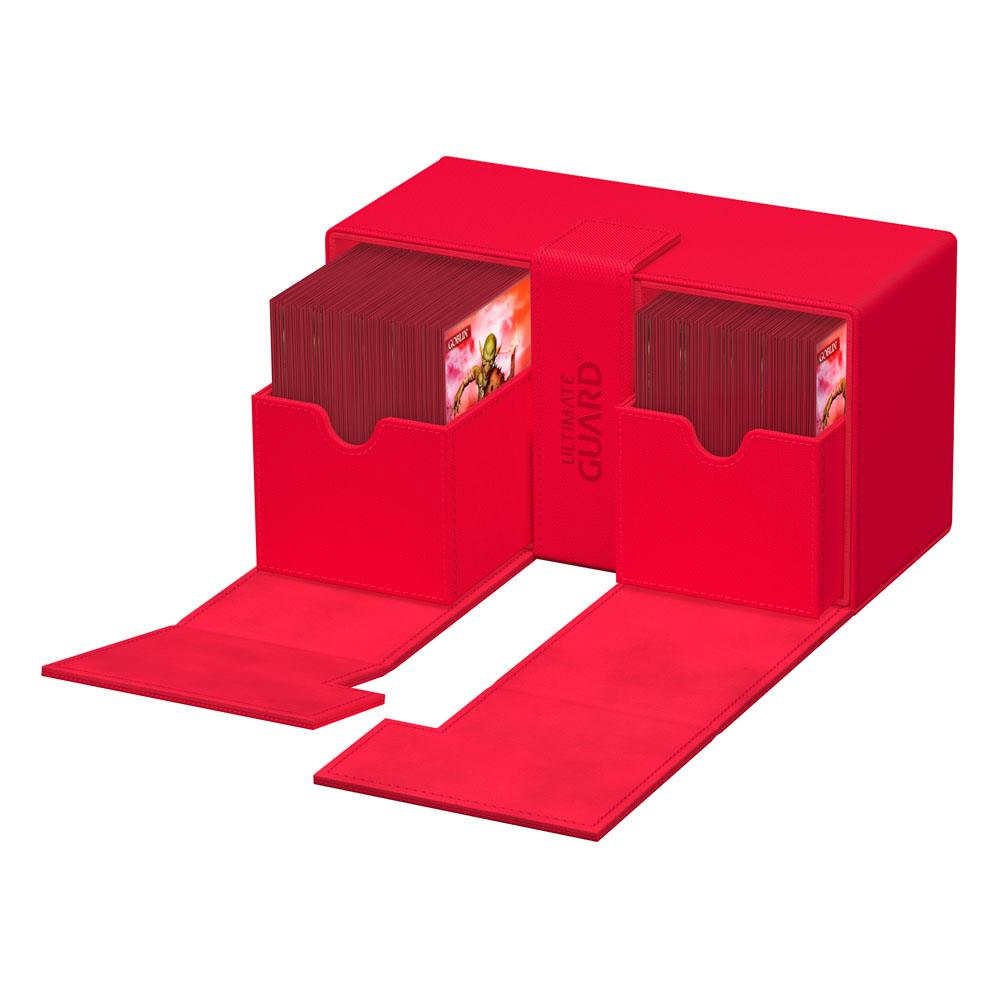 Ultimate Guard Twin Flip`n`Tray 200+ XenoSkin Monocolor Rouge
