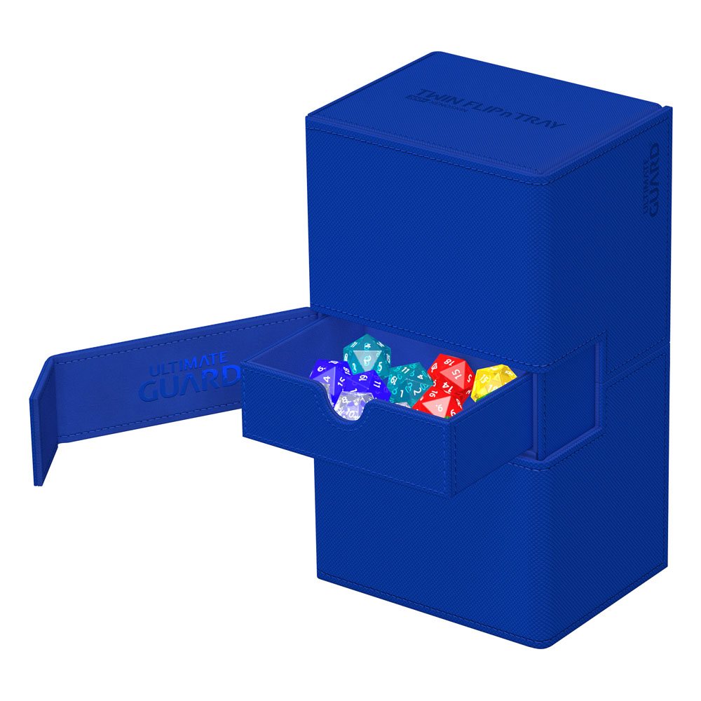 Ultimate Guard Twin Flip`n`Tray 200+ XenoSkin Monocolor Bleu