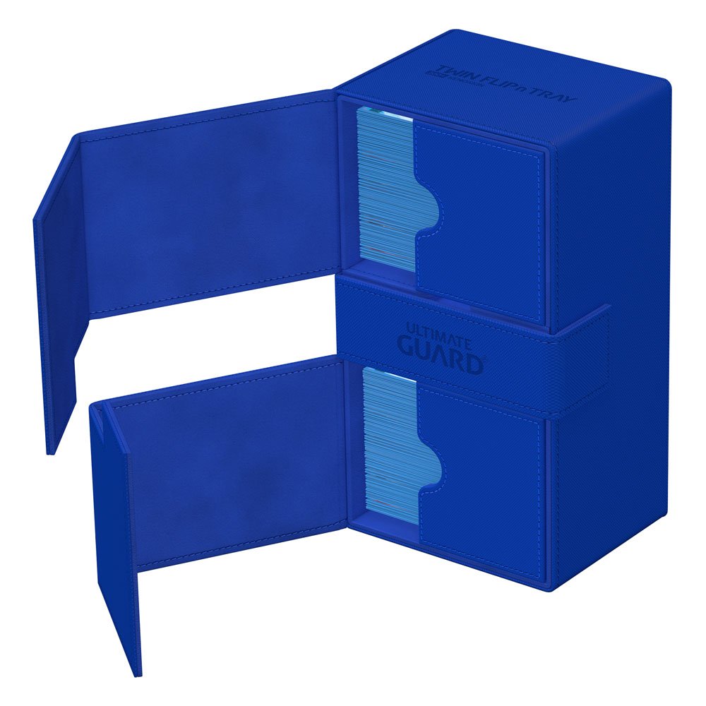 Ultimate Guard Twin Flip`n`Tray 200+ XenoSkin Monocolor Bleu