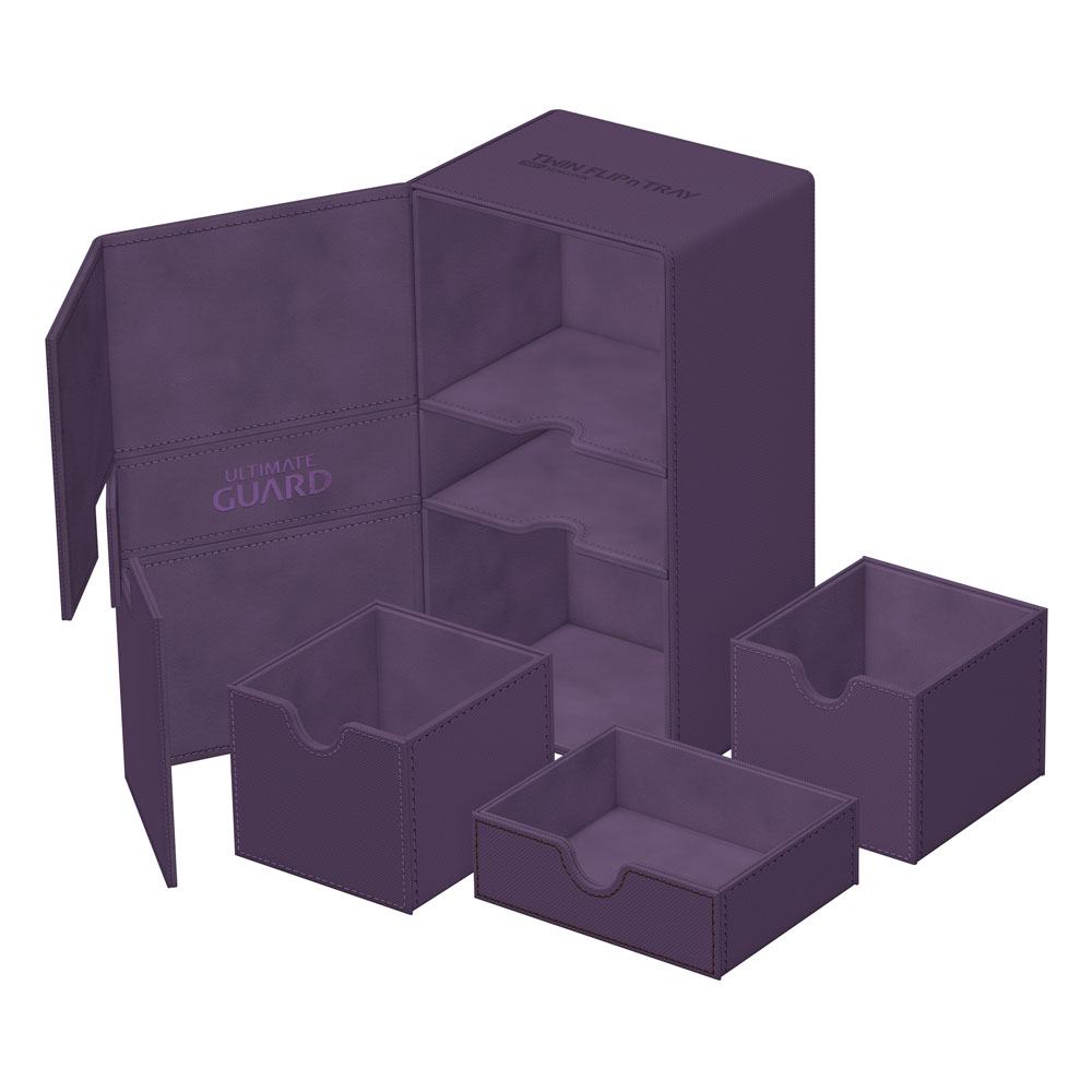 Ultimate Guard Twin Flip`n`Tray 200+ XenoSkin Monocolor Violet