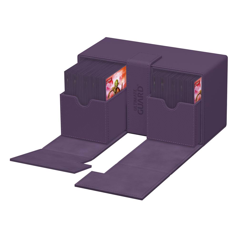 Ultimate Guard Twin Flip`n`Tray 200+ XenoSkin Monocolor Violet