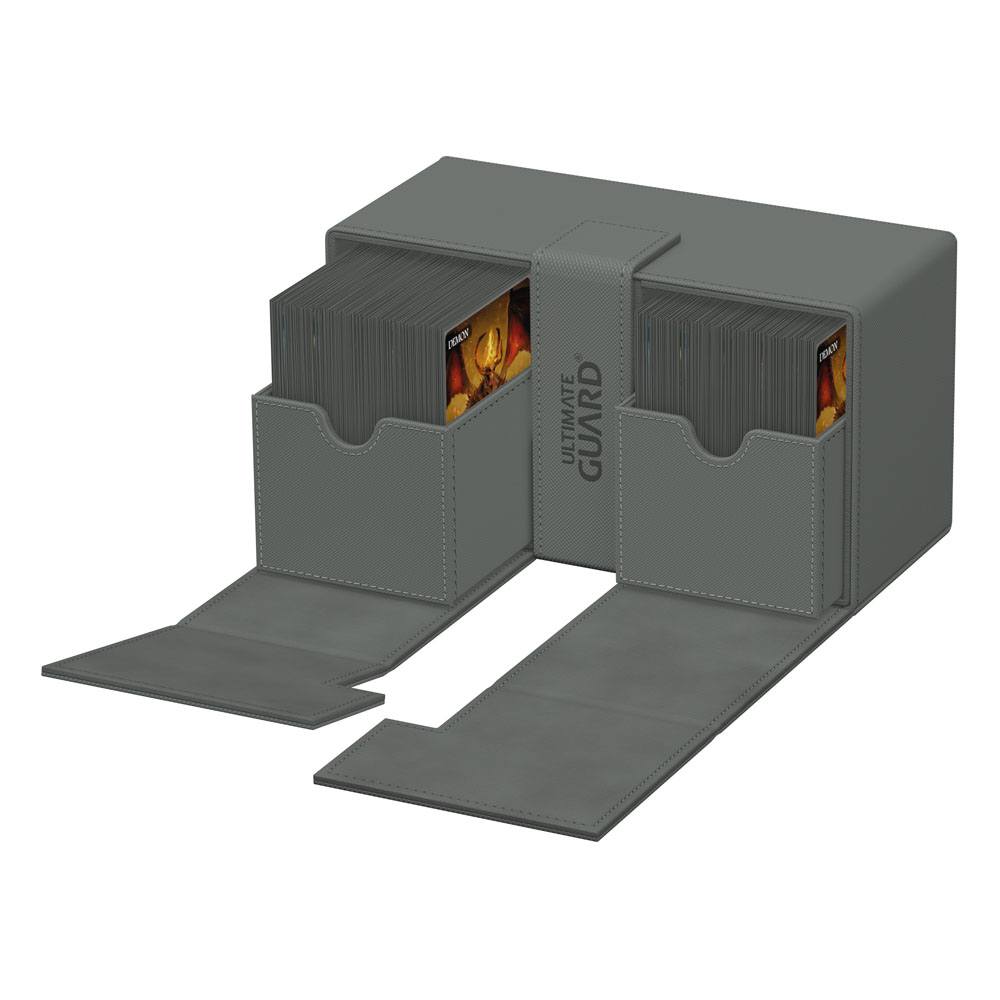 Ultimate Guard Twin Flip`n`Tray 200+ XenoSkin Monocolor Gris