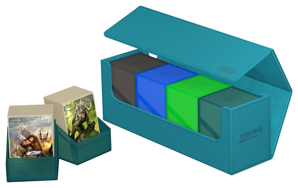 Ultimate Guard Arkhive 400+ XenoSkin Monocolor Bleu Pétrole