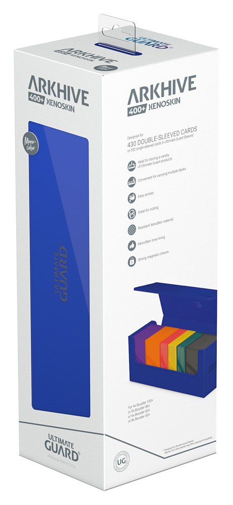 Ultimate Guard Arkhive 400+ XenoSkin Monocolor Bleu