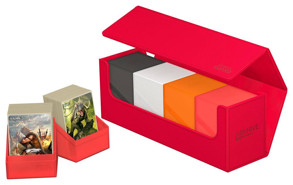 Ultimate Guard Arkhive 400+ XenoSkin Monocolor Rouge