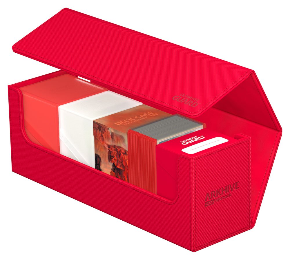 Ultimate Guard Arkhive 400+ XenoSkin Monocolor Rouge