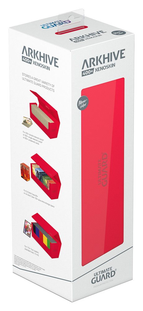 Ultimate Guard Arkhive 400+ XenoSkin Monocolor Rouge
