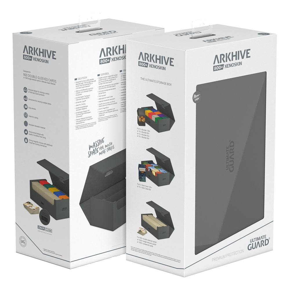 Ultimate Guard Arkhive 800+ XenoSkin Monocolor Gris