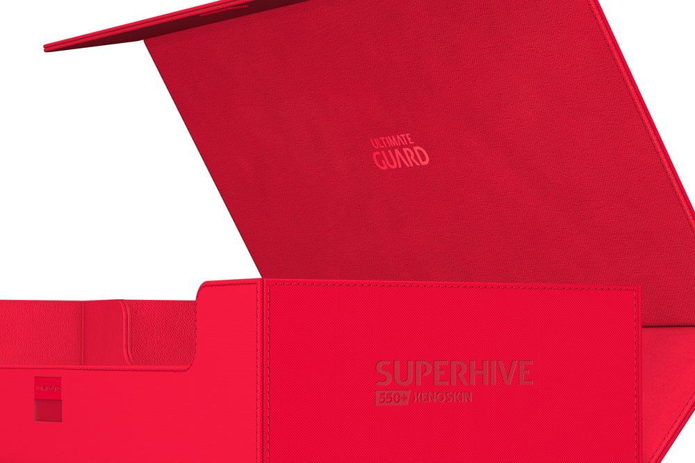 Ultimate Guard Superhive 550+ XenoSkin Monocolor Rouge
