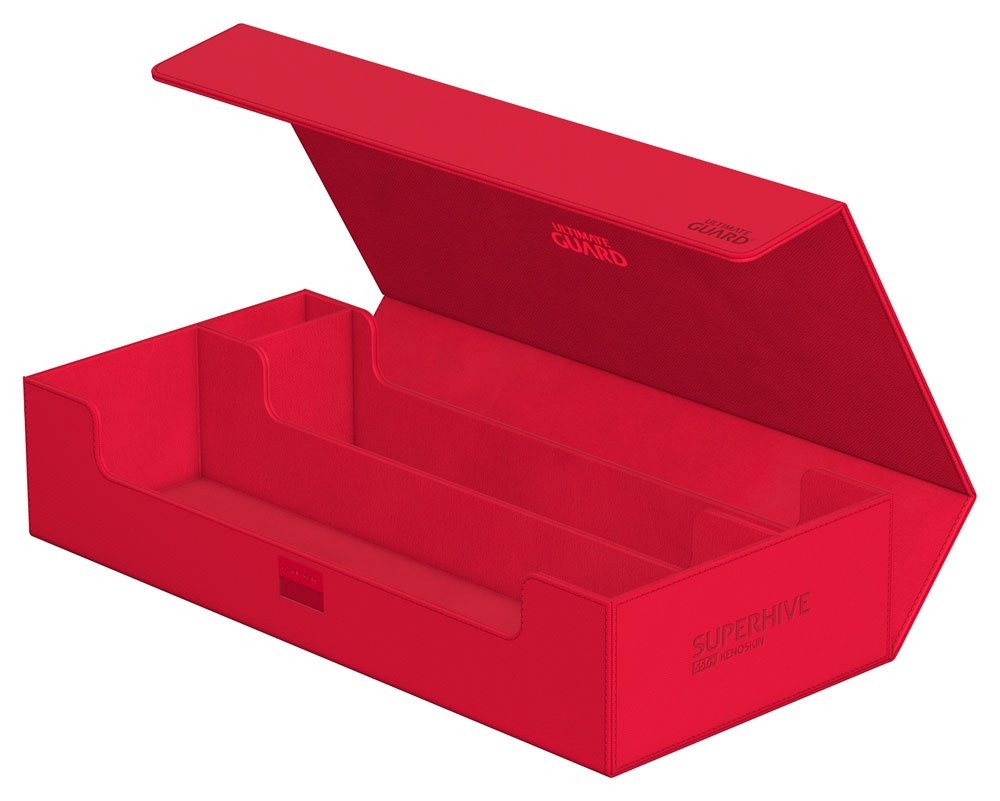 Ultimate Guard Superhive 550+ XenoSkin Monocolor Rouge