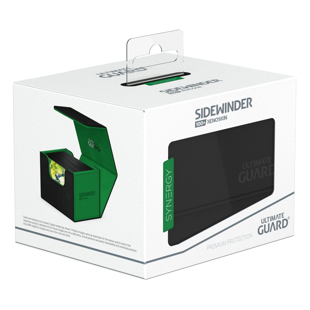 Ultimate Guard Sidewinder 100+ XenoSkin SYNERGY Noir/Vert