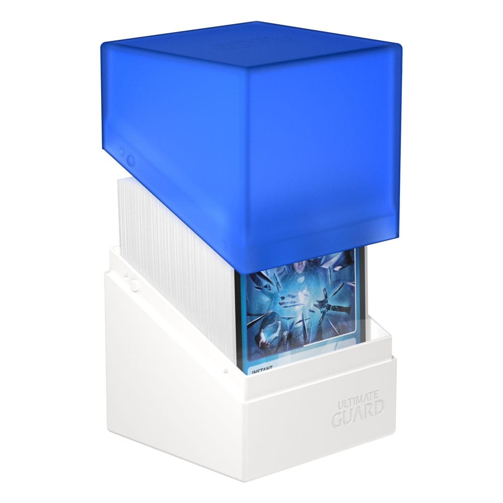 Ultimate Guard Boulder Deck Case 100+ SYNERGY Bleu/Blanc