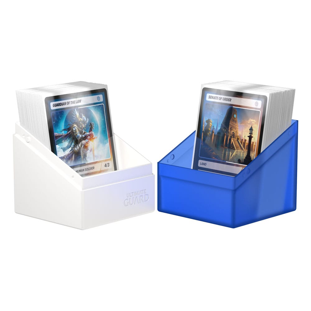 Ultimate Guard Boulder Deck Case 100+ SYNERGY Bleu/Blanc