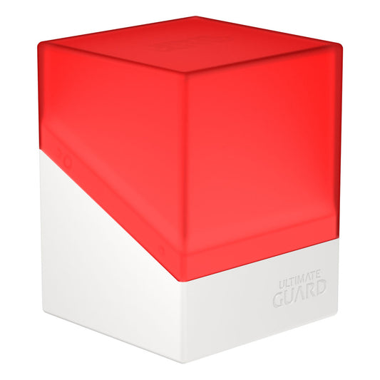 Ultimate Guard Boulder Deck Case 100+ SYNERGY Rouge/Blanc