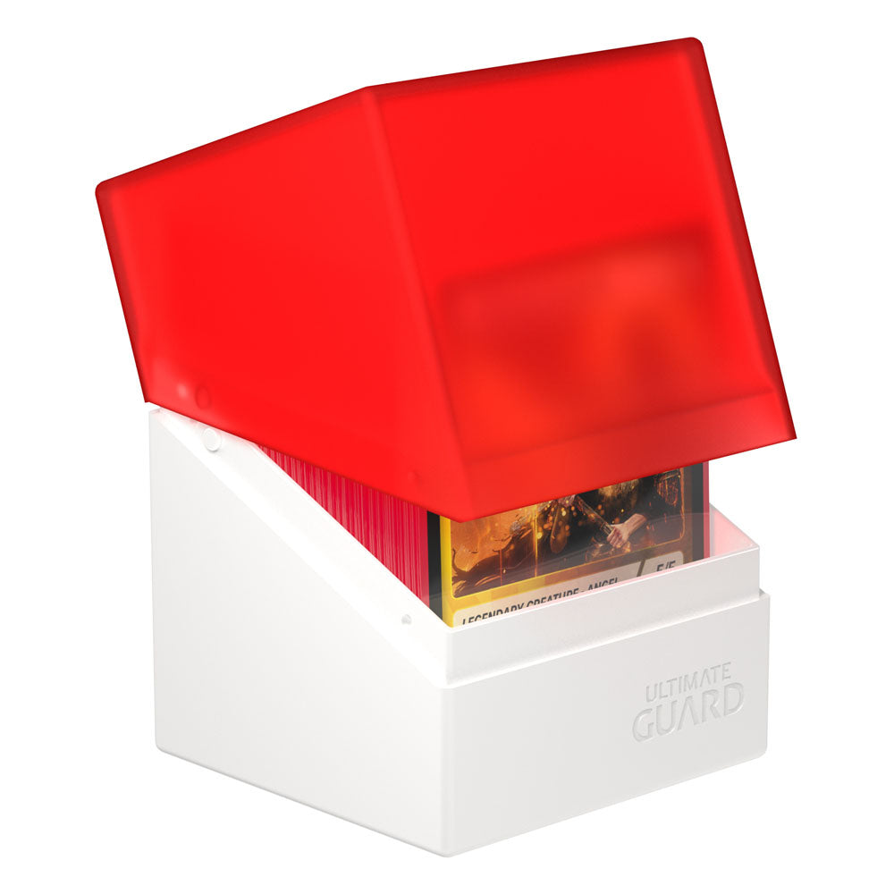 Ultimate Guard Boulder Deck Case 100+ SYNERGY Rouge/Blanc