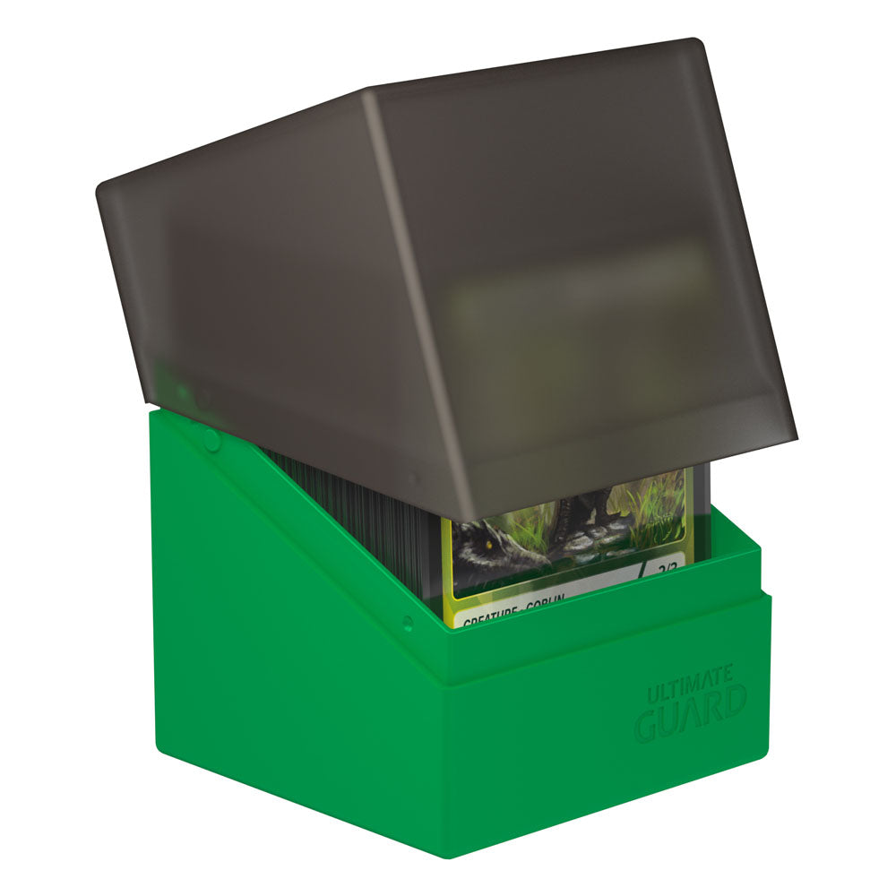 Ultimate Guard Boulder Deck Case 100+ SYNERGY Noir/Vert