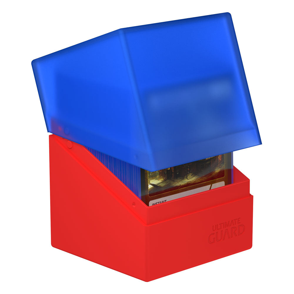 Ultimate Guard Boulder Deck Case 100+ SYNERGY Bleu/Rouge