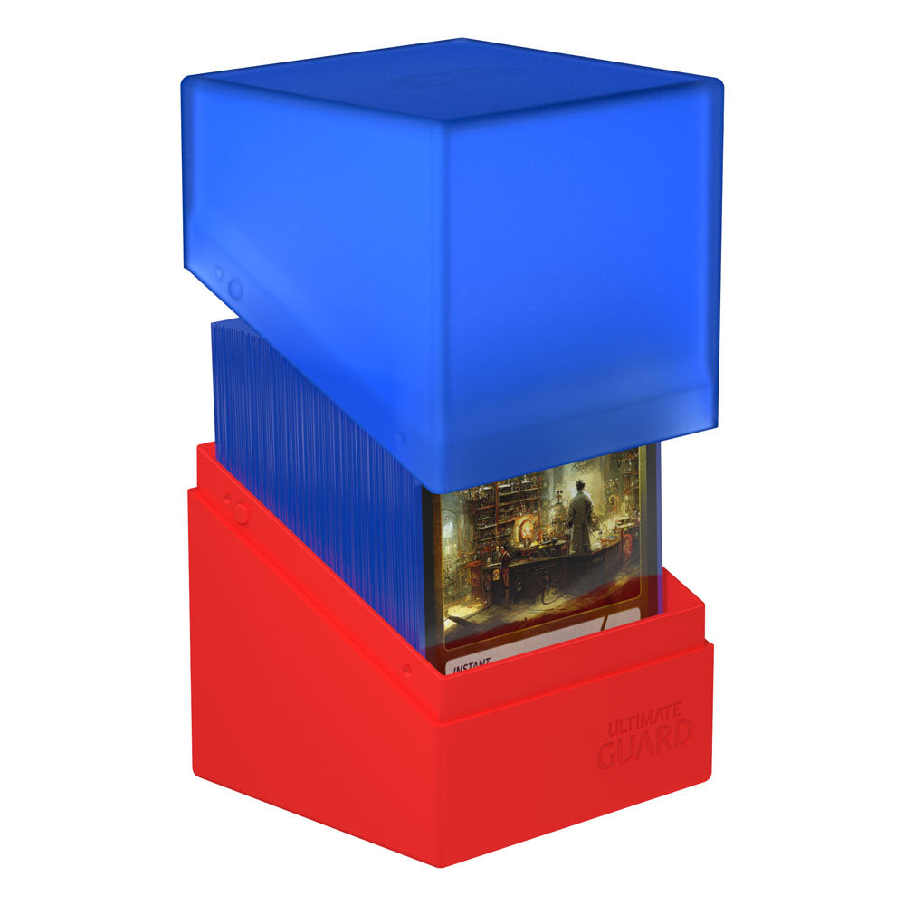 Ultimate Guard Boulder Deck Case 100+ SYNERGY Bleu/Rouge