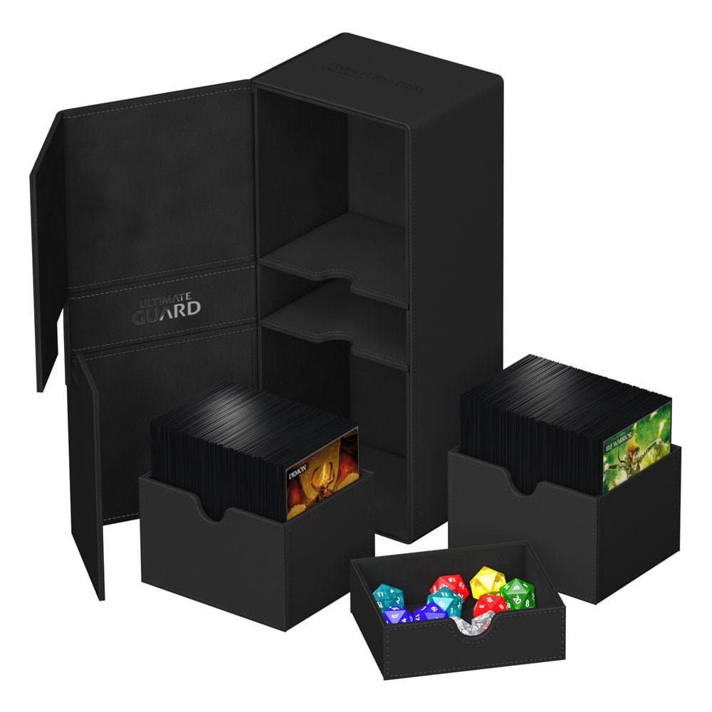 Ultimate Guard Twin Flip`n`Tray 266+ Xenoskin Noir
