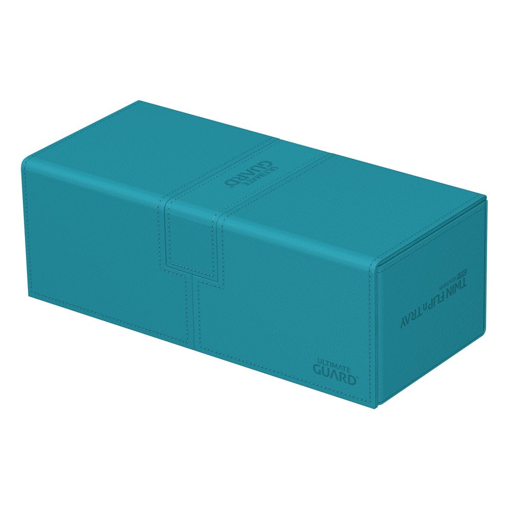 Ultimate Guard Twin Flip`n`Tray 266+ Xenoskin Bleu Pétrole