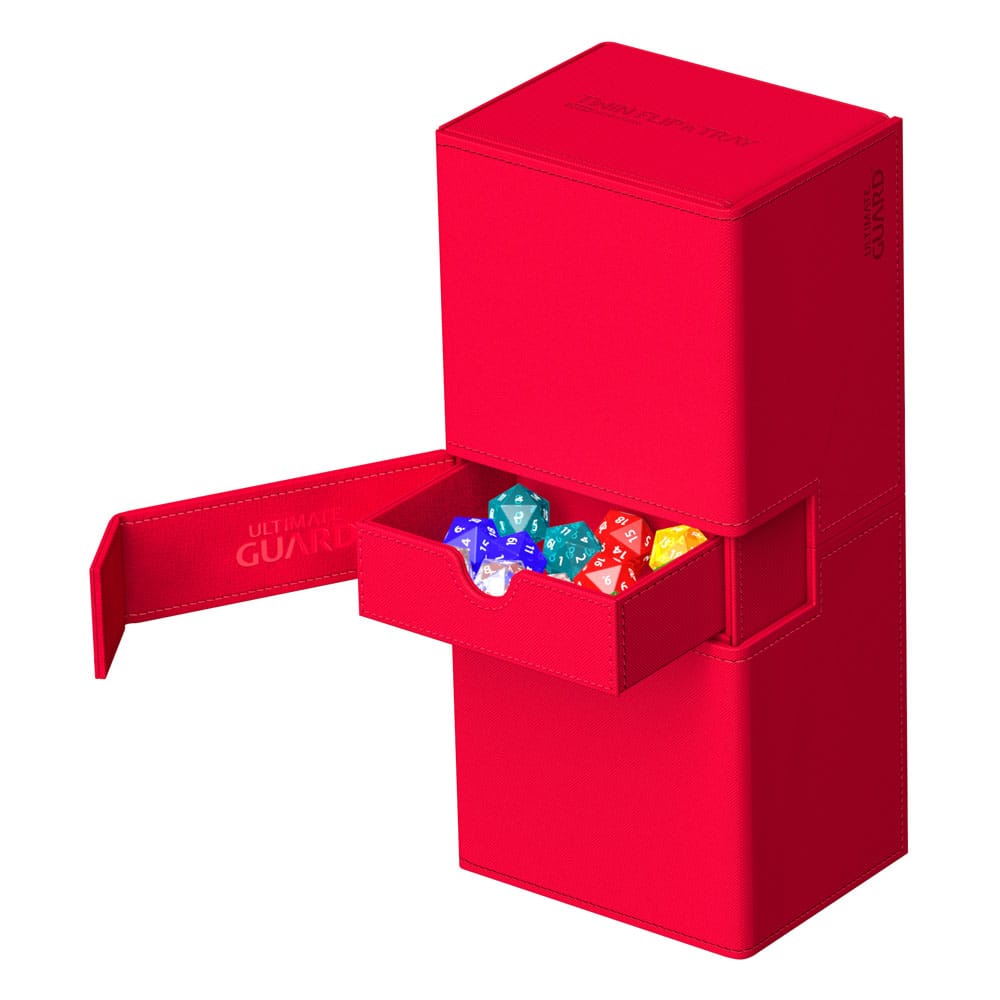 Ultimate Guard Twin Flip`n`Tray 266+ Xenoskin Rouge