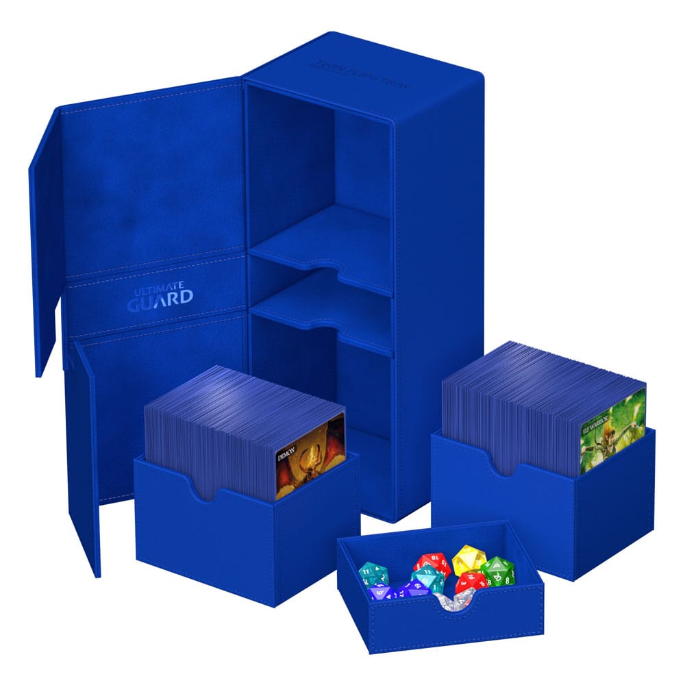 Ultimate Guard Twin Flip`n`Tray 266+ Xenoskin Bleu