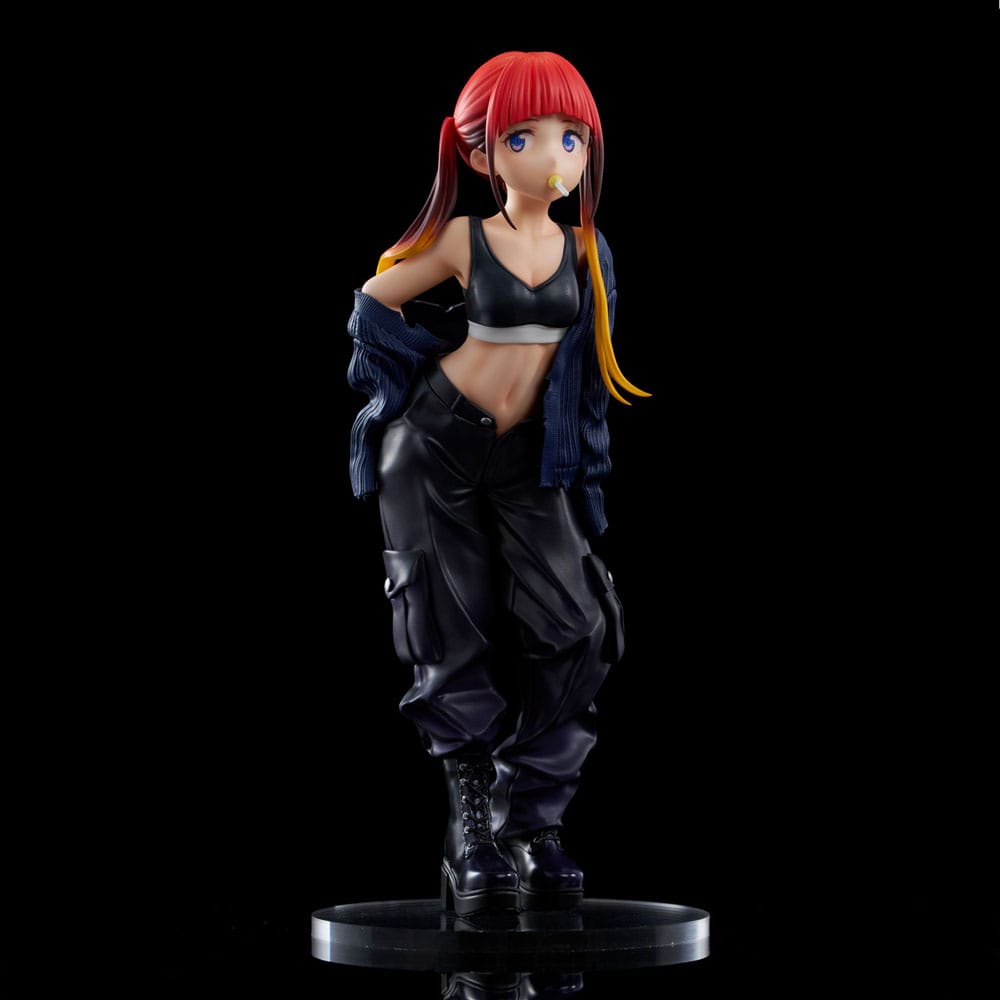 Gridman Universe statuette PVC Zozo Black Collection Chise Asukagawa 21 cm