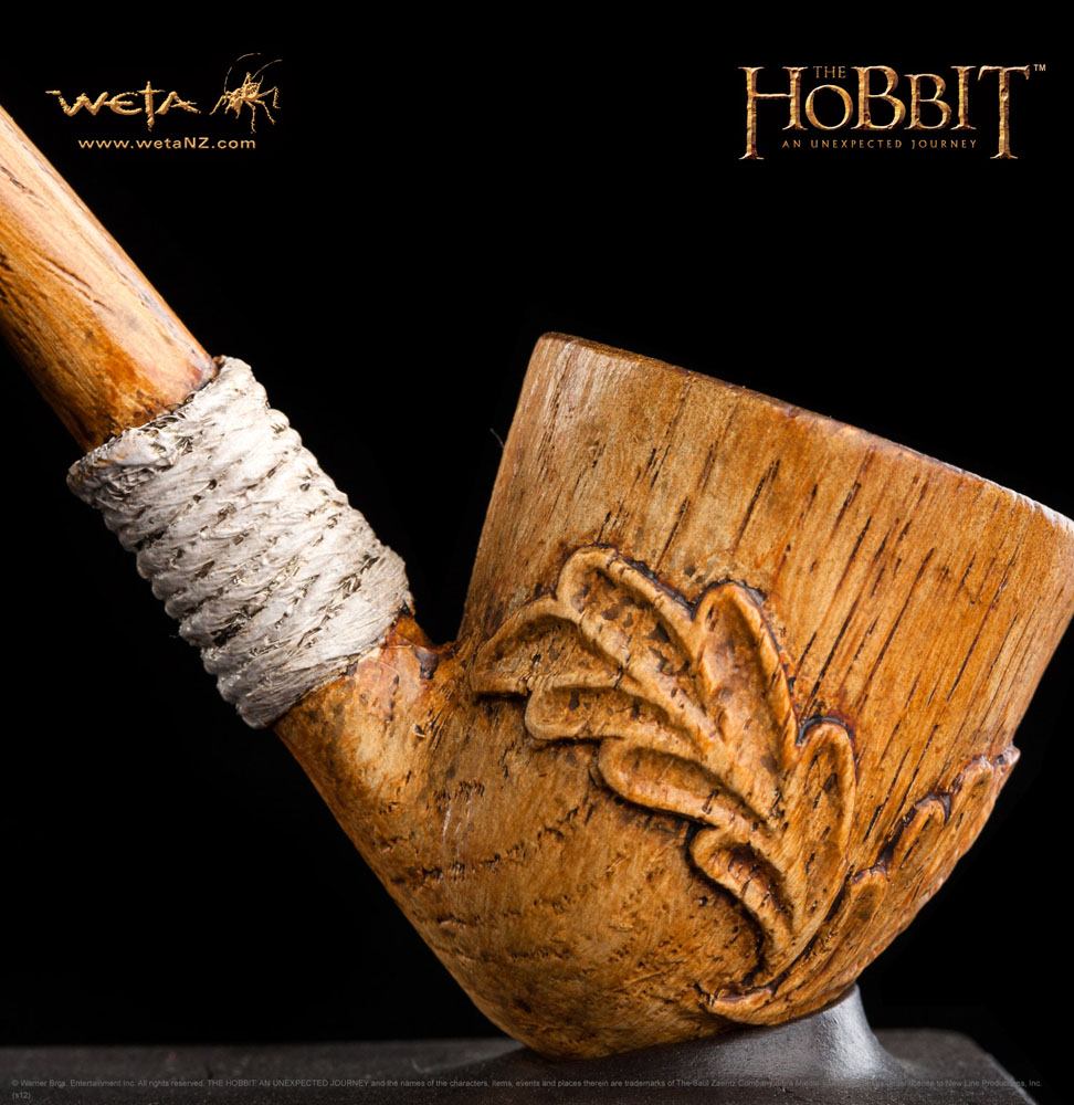 Le Hobbit Un voyage inattendu réplique 1/1 pipe de Bilbon Sacquet 35 cm