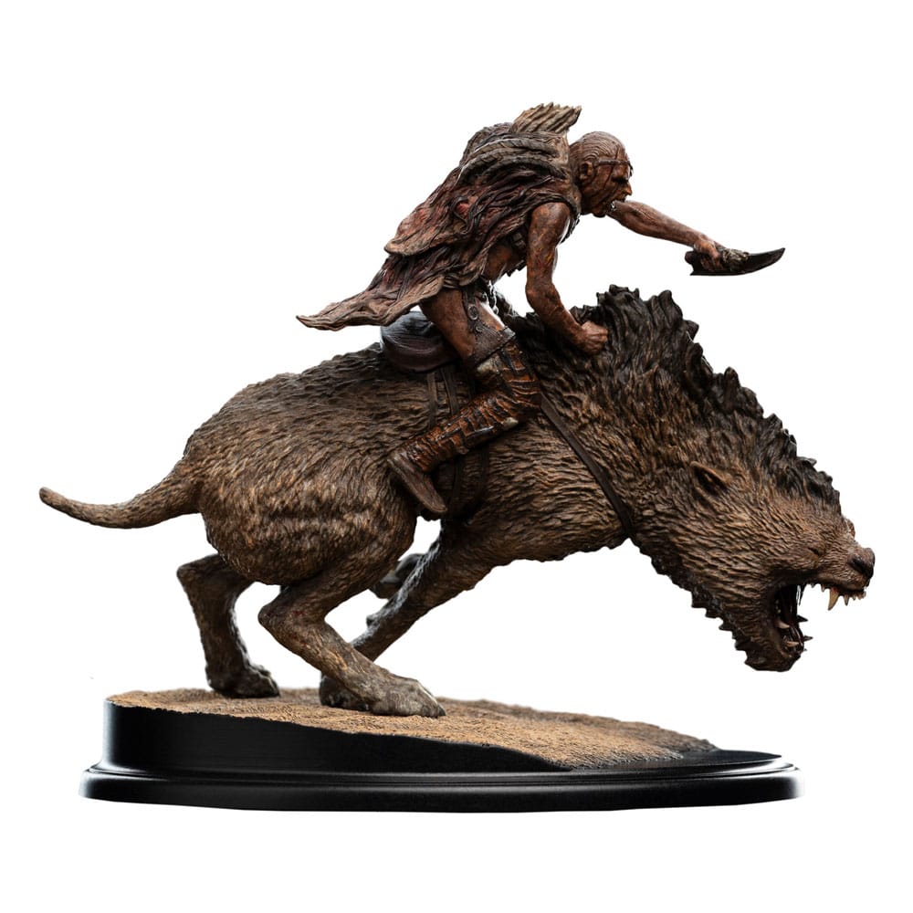 Le Seigneur des Anneaux statuette Sharkû on Warg 18 cm