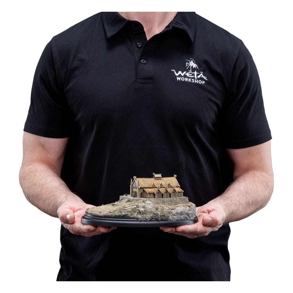 Le Seigneur des Anneaux statuette The Golden Hall of Edoras 9 cm