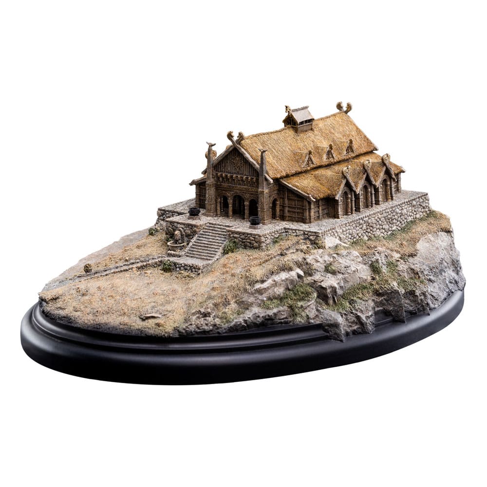 Le Seigneur des Anneaux statuette The Golden Hall of Edoras 9 cm