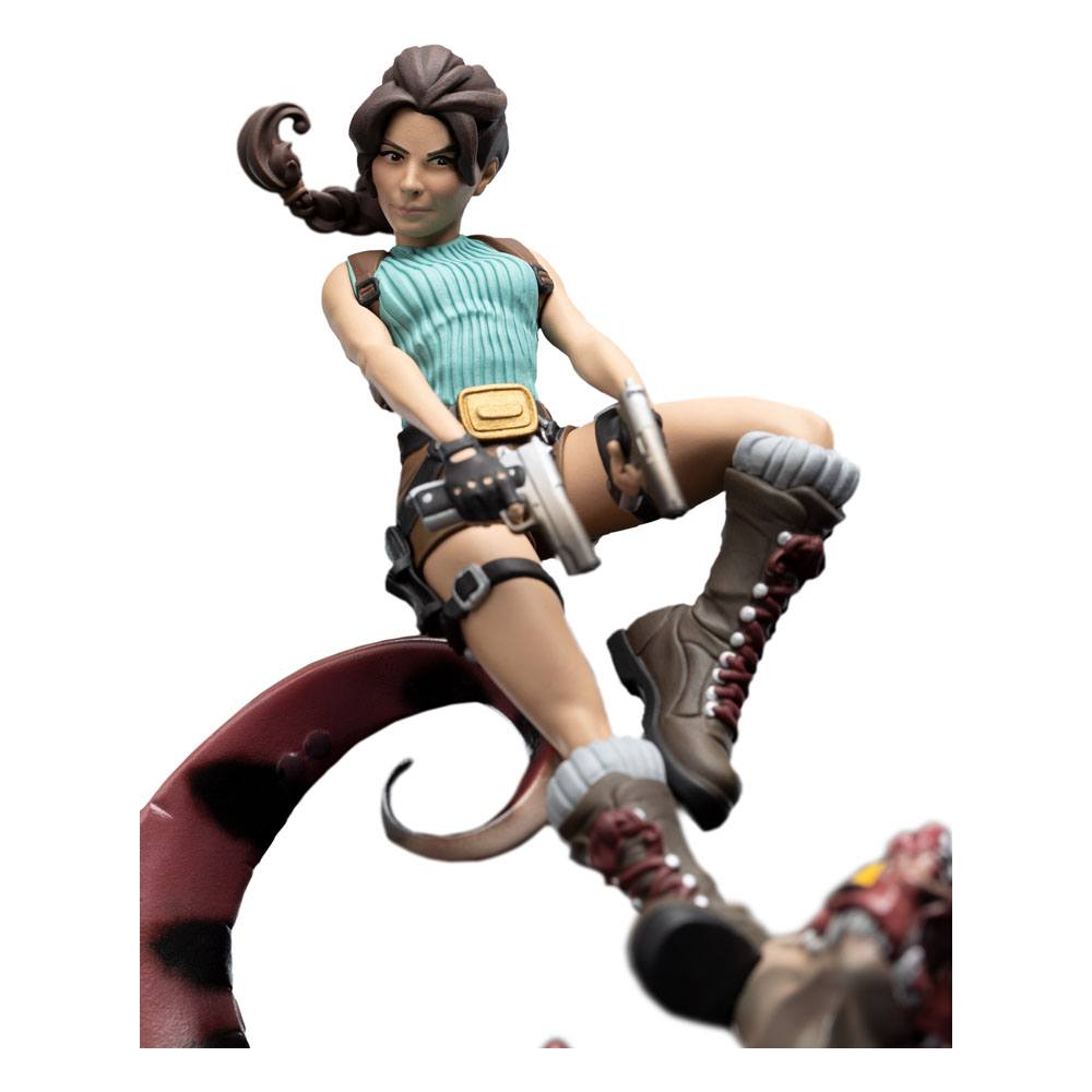 Tomb Raider figurine Mini Epics Lara Croft & Raptor 24 cm