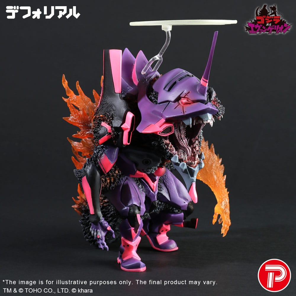 Godzilla vs. Evangelion Deforeal statuette PVC Test Type-01 Burning "G" Awakening Form 19 cm