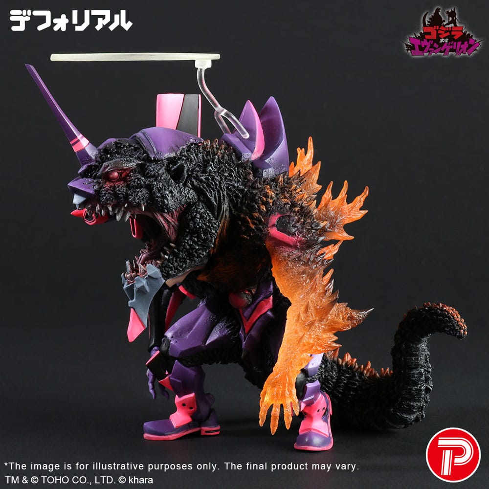 Godzilla vs. Evangelion Deforeal statuette PVC Test Type-01 Burning "G" Awakening Form 19 cm