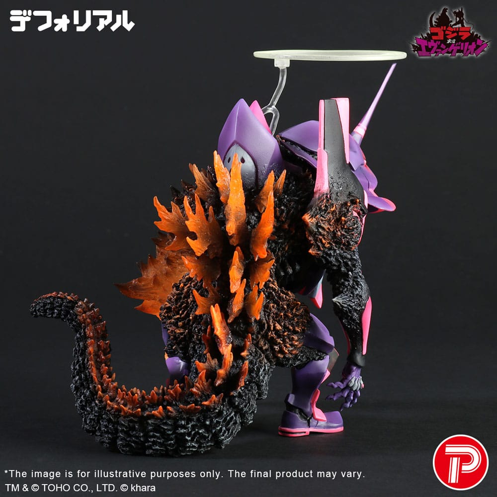 Godzilla vs. Evangelion Deforeal statuette PVC Test Type-01 Burning "G" Awakening Form 19 cm