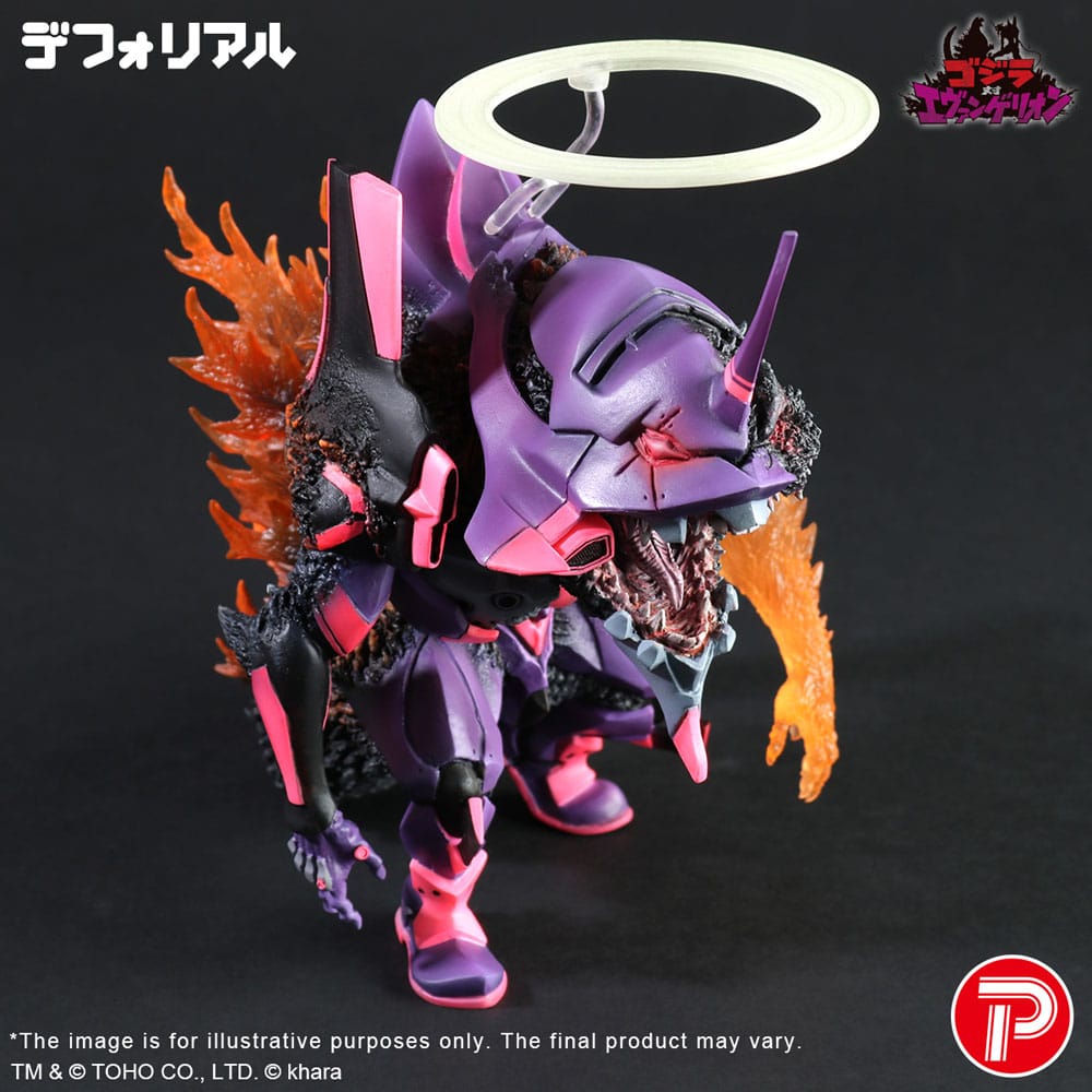 Godzilla vs. Evangelion Deforeal statuette PVC Test Type-01 Burning "G" Awakening Form 19 cm