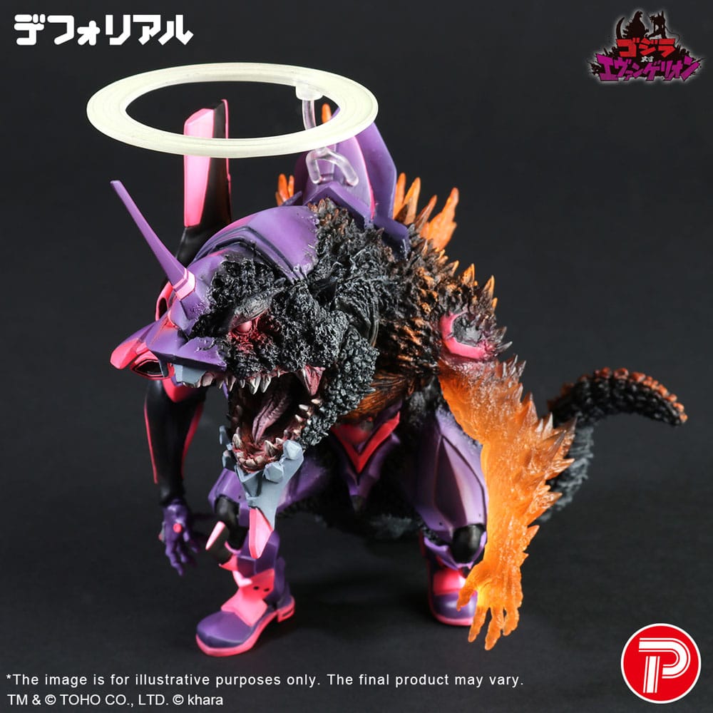 Godzilla vs. Evangelion Deforeal statuette PVC Test Type-01 Burning "G" Awakening Form 19 cm